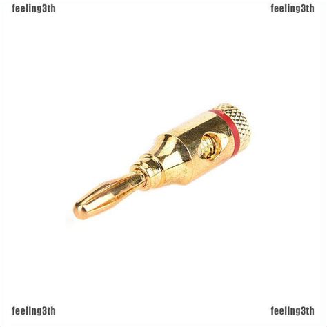 Ada Pcs Gold Plated Musical Speaker Cable Wire Screw Metal Banana