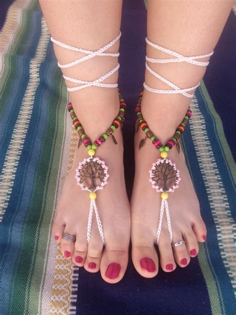 Sandalias Descalzas Barefoot Sandals Joyer A Pies Descalzos Etsy