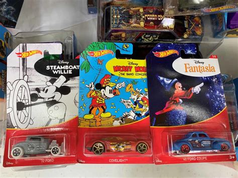 PHOTOS Mickey Mouse Hot Wheels Series Features Multiple Iconic Art Designs WDW News Today