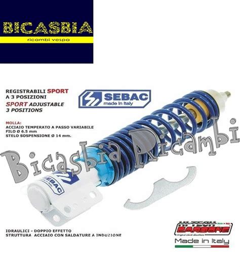 Ammortizzatore Anteriore Regolabile Sebac Vespa Px