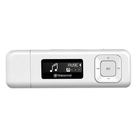 Transcend Digital Music Player 8GB MP330 MP3 Player - White