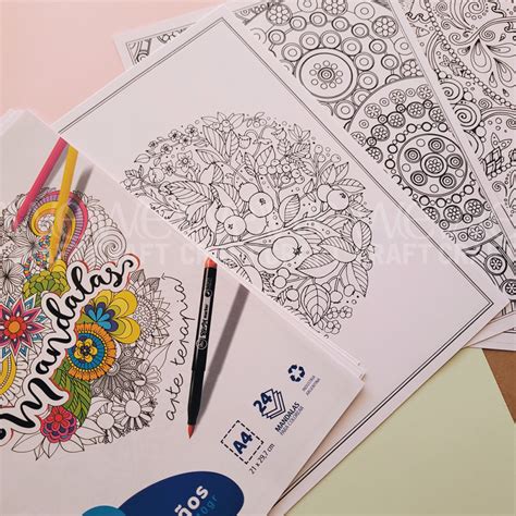 Set Mandalas Para Colorear A