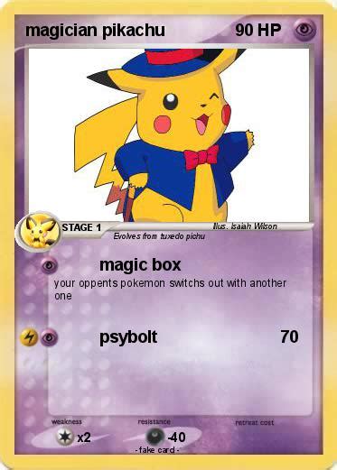 Pokémon Magician Pikachu Magic Box My Pokemon Card