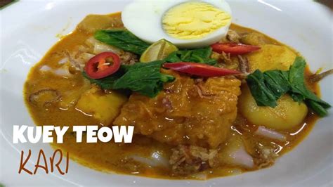 Masak Kuey Teow Kari Youtube