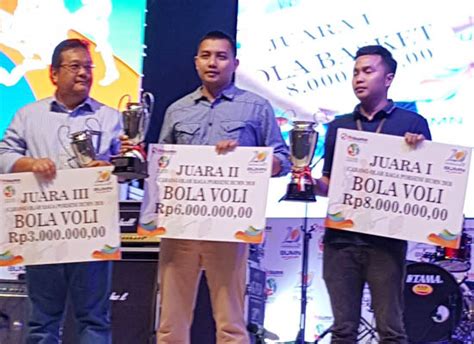 PT KIM Juara Ketiga Bola Voli Di Porseni BUMN 2018 PT Kawasan