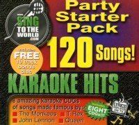 Sing To The World Karaoke Party Starter Pack Volume Cd G Set