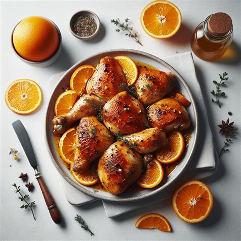 Pollo a la naranja - Deliciario.com