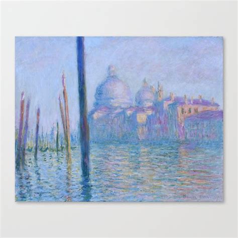 Claude Monet - The Grand Canal, Venice Canvas Print by old-masters ...