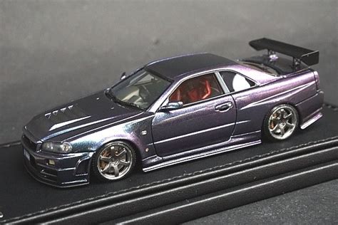 【やや傷や汚れあり】ignition Model イグニッションモデル 143 Nissan 日産 ニスモ R34 Gt R Z Tune