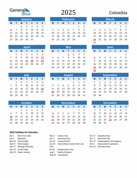 Colombian Calendar 2 Allys Bernete