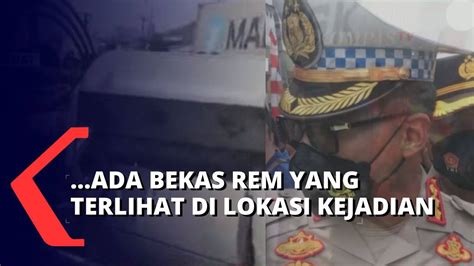 Polisi Menduga Rem Blong Jadi Penyebab Kecelakaan Truk Kontainer Ada