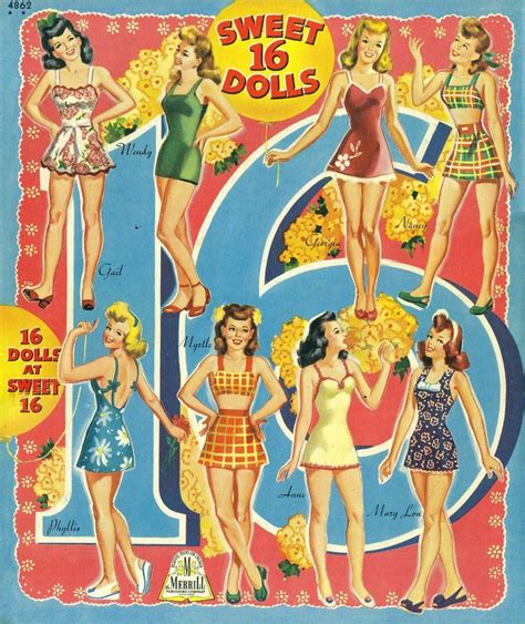 Pin By Patricia Perlhefter On 1940s Paper Doll Books Paper Dolls