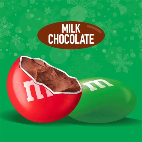 M&M'S Milk Chocolate Red & Green Christmas Candy Box, 3.1 oz - Ralphs