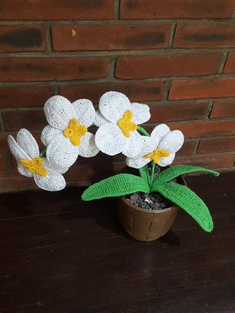 Orqu Dea Tejida Al Crochet Tejidos A Crochet Tejidos Flores Tejidas