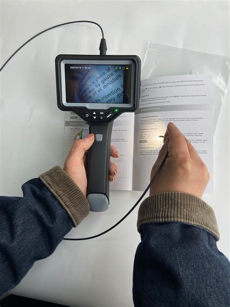 Flexible Industrial Endoscope With Mm Camera Lens Way