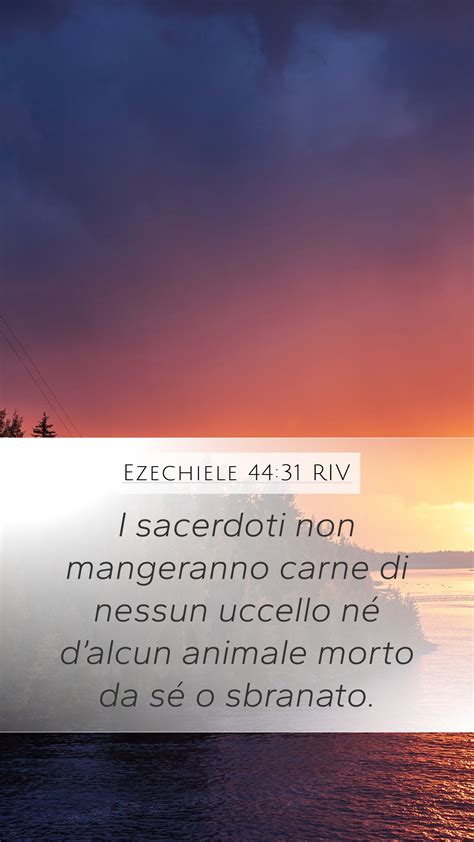 Ezechiele Riv Mobile Phone Wallpaper I Sacerdoti Non Mangeranno