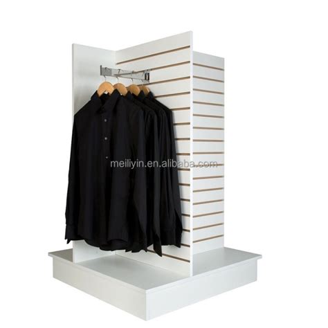 Buy Wholesale China Clothing Shop White Color Wood Display Rack Way