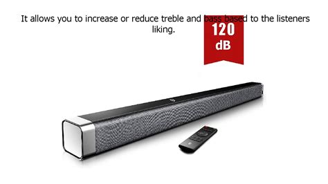 Special Discount On Bomaker Sound Bar 37 Inch Home Theater Tv Soundbar 120db 4 Equalizer B