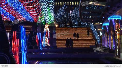 Christmas Lights In Japan Stock video footage | 1057555