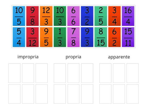 Ripasso 2 Frazioni Proprie Improprie O Apparenti Group Sort