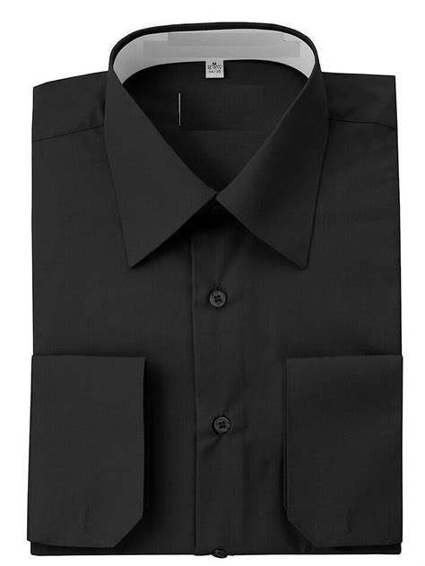 The Mens Shirts Regular Fit Solid Colors Dress Shirts