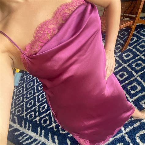 Victoria S Secret Intimates Sleepwear Victorias Secret Slip Dress Nighty Lingerie Satiny