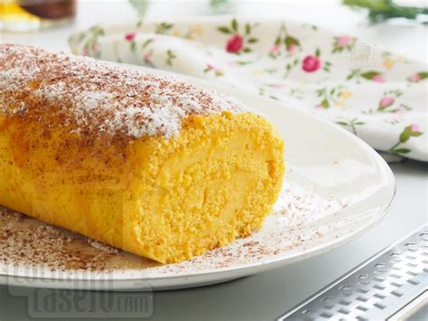 Brazo De Gitano Relleno De Crema El Cocinero Casero Postres