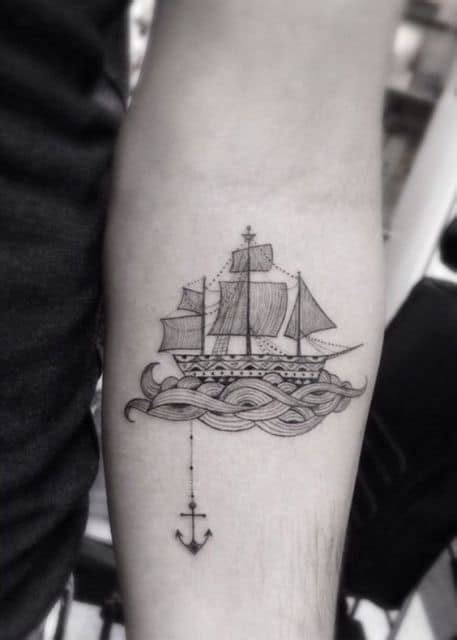 Tatuagem De Barco E Navio Significado Ideias Incr Veis Para Se