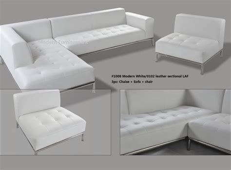 Modern Black And White Leather Sectional Sofa Set Resnooze