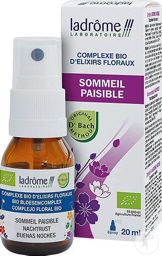 Ladr Me Sommeil Paisible Complexe Bio D Lixirs Floraux Spray Ml