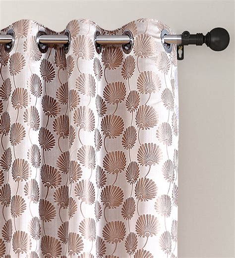 Buy Polyester Semisheer Feet Eyelet Curtain At Off By Skyloom