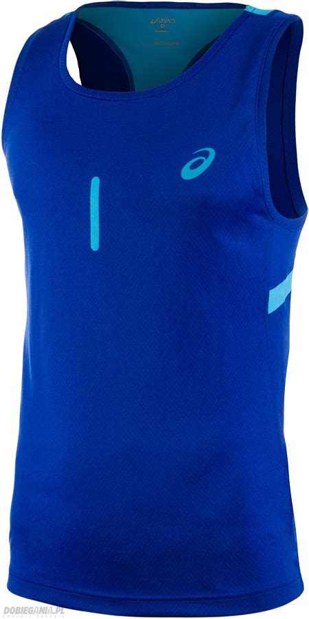 Asics SINGLET Air Force Blue Ubrania męskie do badmintona sklep