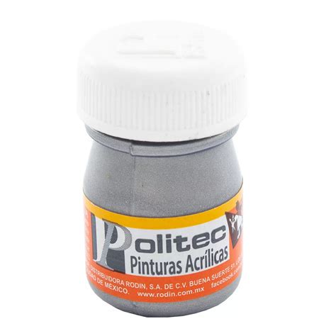 PINTURA ACRILICA METAL 20ML 701 PLATA Atado de 12 pzas. - Super papelera