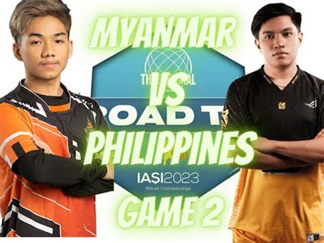 Myanmar Burmese Ghouls Vs Philippines Bren Esports Game Iesf