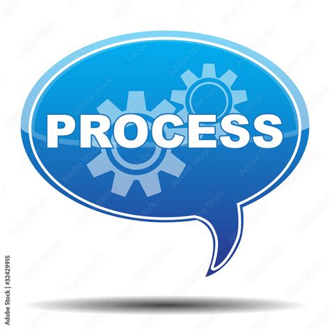 Process Icon Stock Vector Adobe Stock