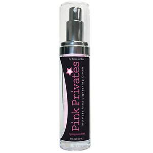 1 PINK PRIVATES Intimate Area Lightening Cream Vaginal Anal Body Action