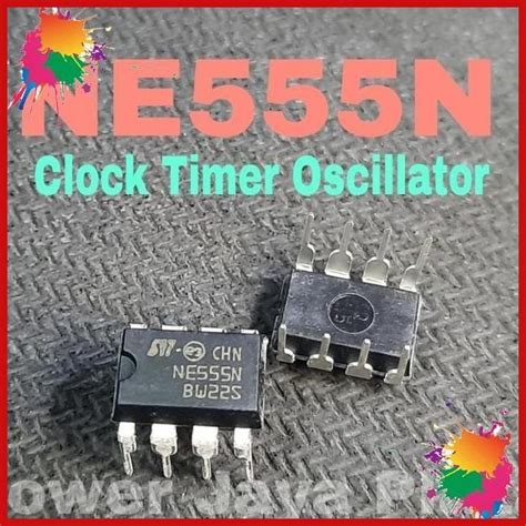 Jual Ne 555 Ne555 Ne555p Dip8 Clock Timer Oscillator Ic Pjp Shopee