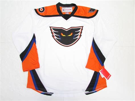 2020 Cheap Custom LEHIGH VALLEY PHANTOMS WHITE CCM PREMIER 7185 JERSEYS Stitched Men'S Hockey ...