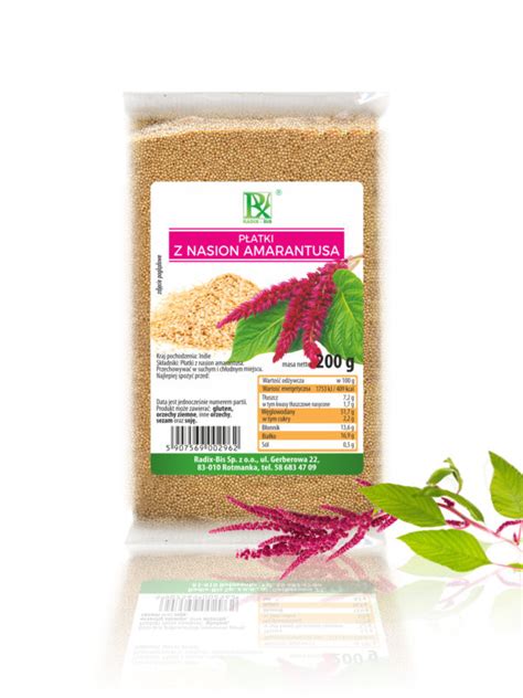 Flakes From Amaranth Seeds Radix Bis Ywno Naturalna