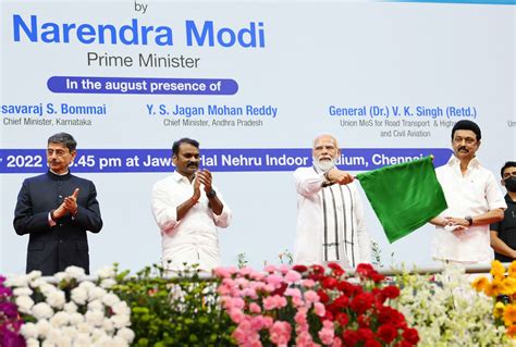 PM Dedicates To The Nation And Lays Foundation Stone Of 11 Projects