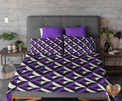 Purple Illusions Quilt Block Pdf Pattern Downloadable Pdf Etsy