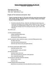 Study Guide For Mcb Exam Sp Docx Exam Study Guide Chapters