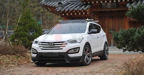 2013 2016 Santa Fe Dmix45 Luxgen Front Bumper Valance Lip Korean