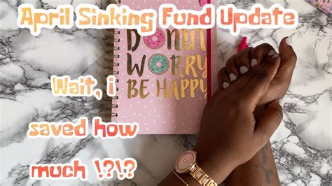 APRIL SINKING FUND UPDATE Cashstuffing Sinkingfunds Cashenvelopes