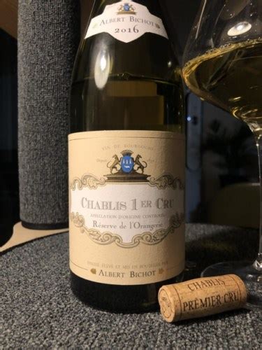 2016 Albert Bichot Chablis Premier Cru Reserve De L Orangerie Vivino US