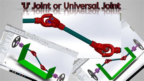 Part1 Animation Of U Joint Or Universal Joint In Solidworks