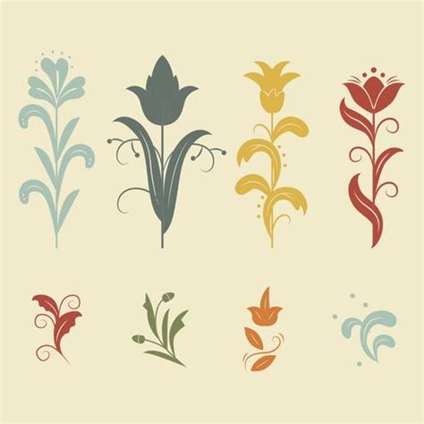 Floral Art Nouveau Vector Vector Art At Vecteezy