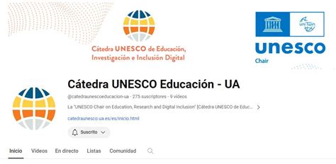 Enlaces Cátedra UNESCO de Educación Investigación e Inclusión Digital