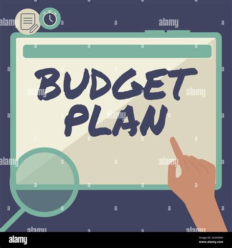 Conceptual Display Budget Plan Business Showcase Financial Schedule