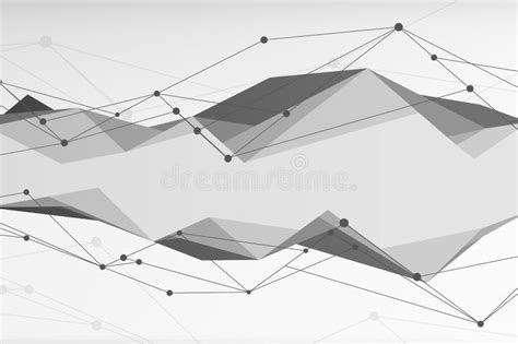 Abstract Polygon Geometry Shape Stock Vector Illustration Of Bright